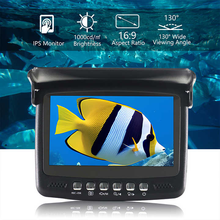 Underwater Fishing Camera - Schermo da 4,3 pollici subacqueo 15/30M