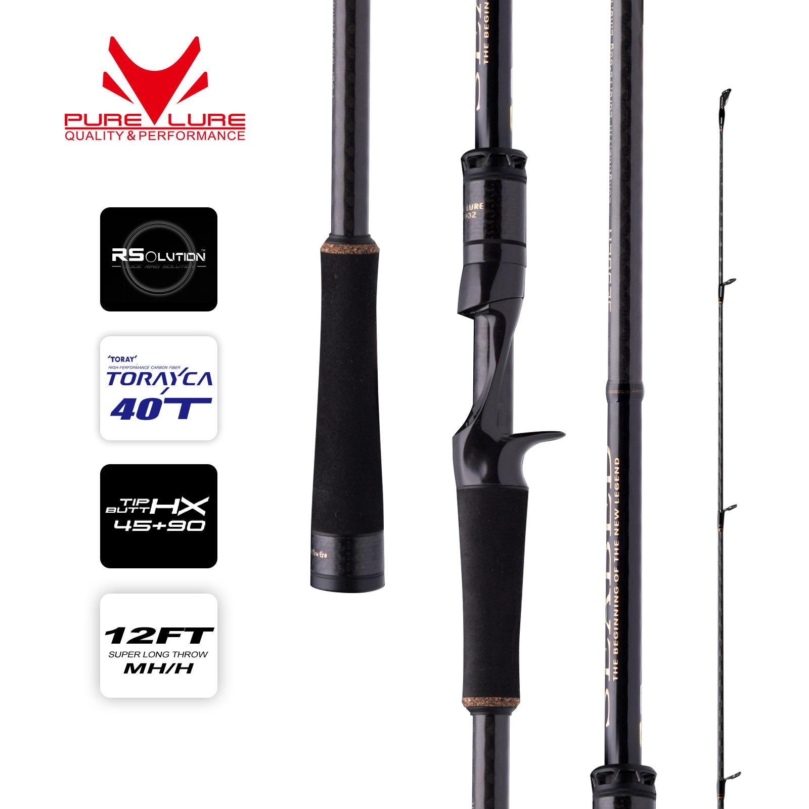Fishing Equipment Brands - PURELURE SEABED 12FT 3.0m 3.3m 3.6m
