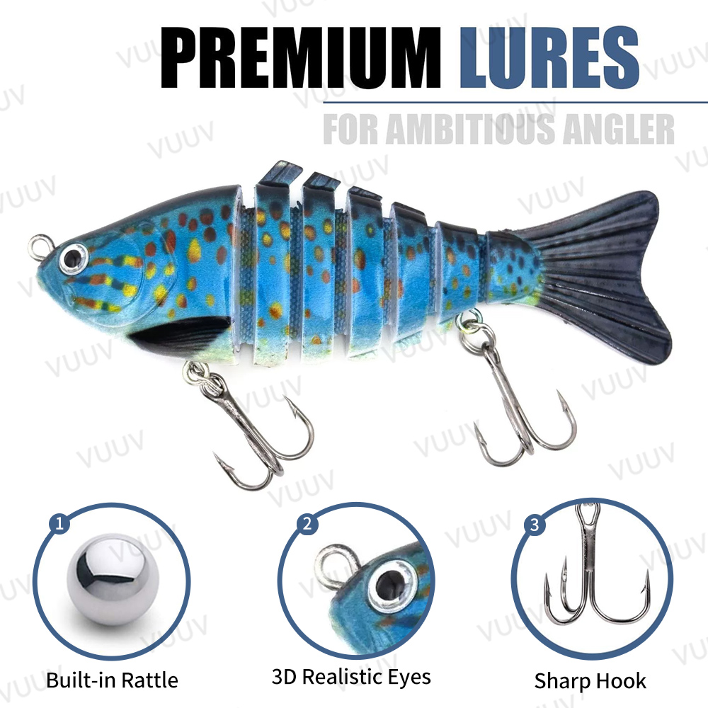 10 pz. Esche Artificiali Swimb - Fishing Equipment For Trout recensione e prezzo