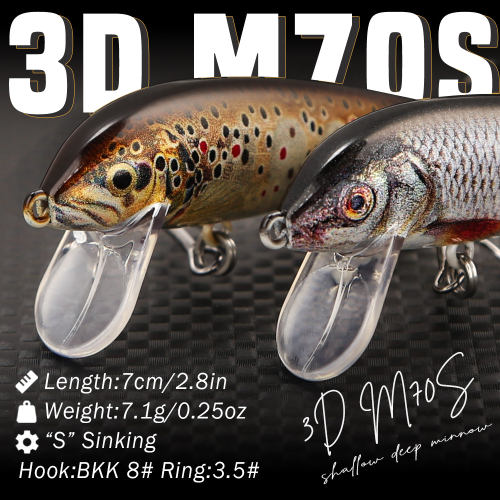 Esche da Pesca B&U Sinking Min - Fishing Equipment For Trout recensione e prezzo