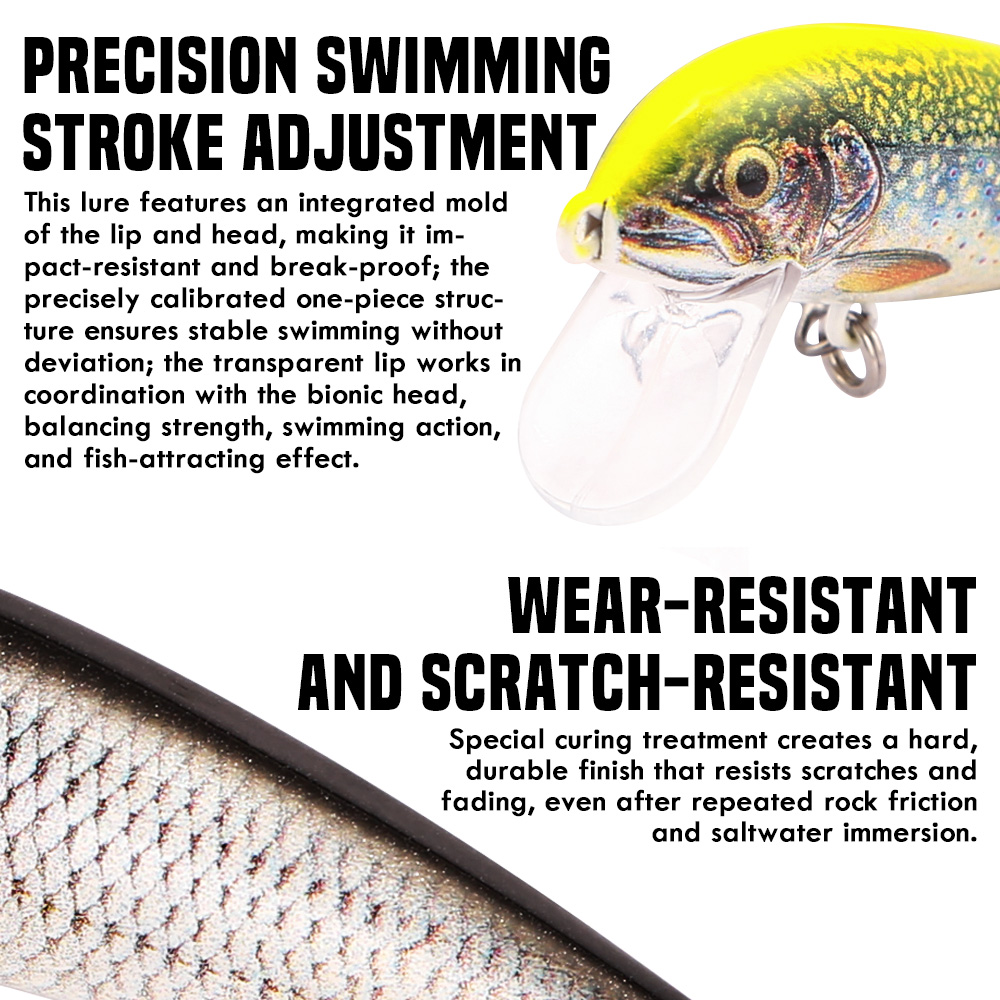 Esche da Pesca B&U Sinking Min - Fishing Equipment For Trout recensione e prezzo