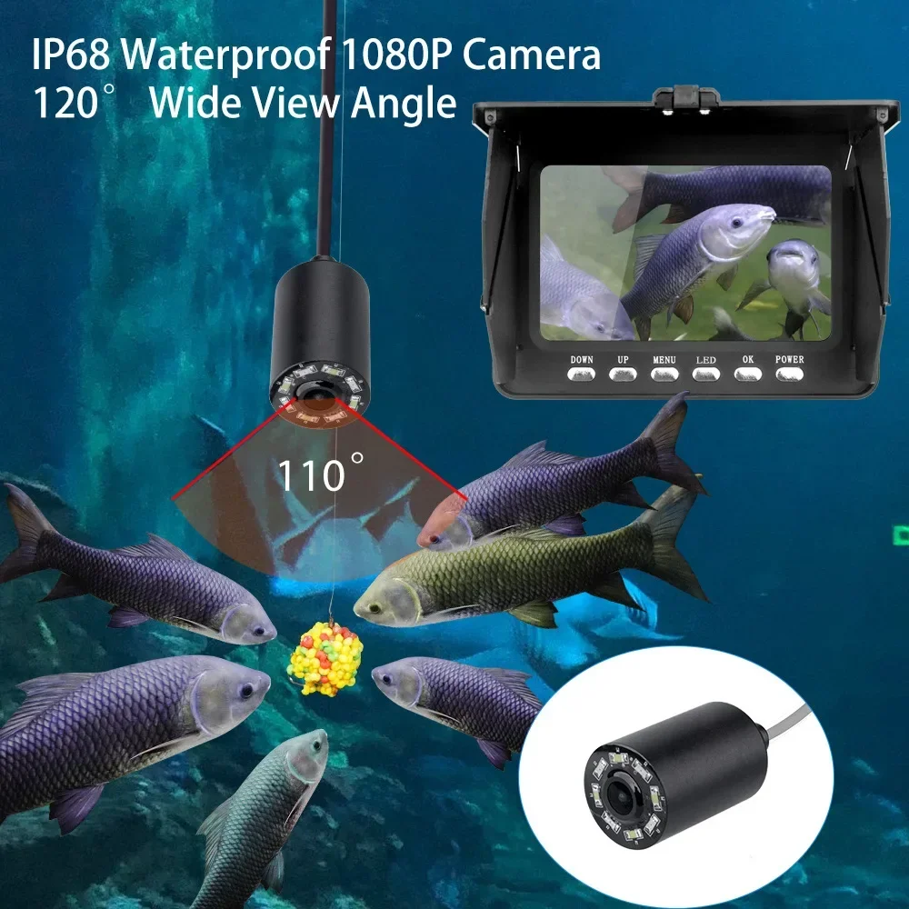 Fish Finder Display LCD da 5.0 - Underwater Fishing Camera recensione e prezzo