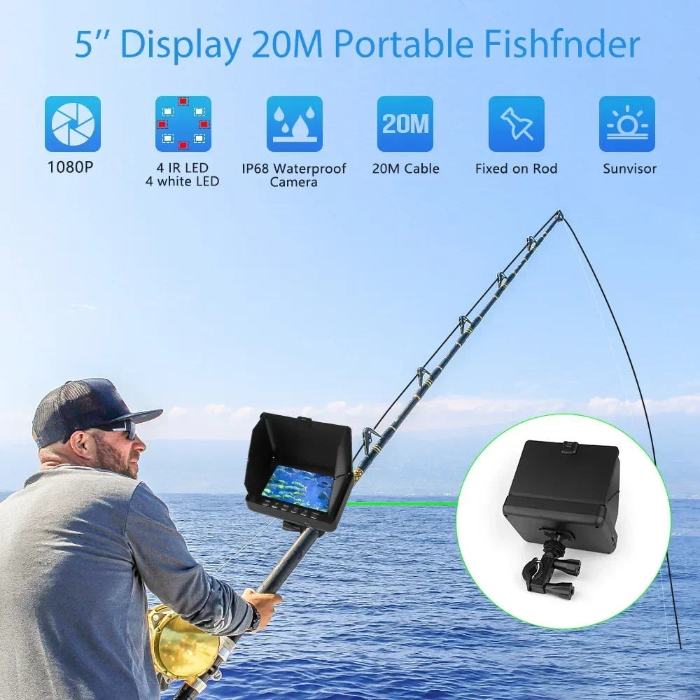 Fish Finder Display LCD da 5.0 - Underwater Fishing Camera recensione e prezzo