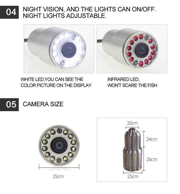 Cavo da 200 M per fotocamera s - Underwater Fishing Camera recensione e prezzo
