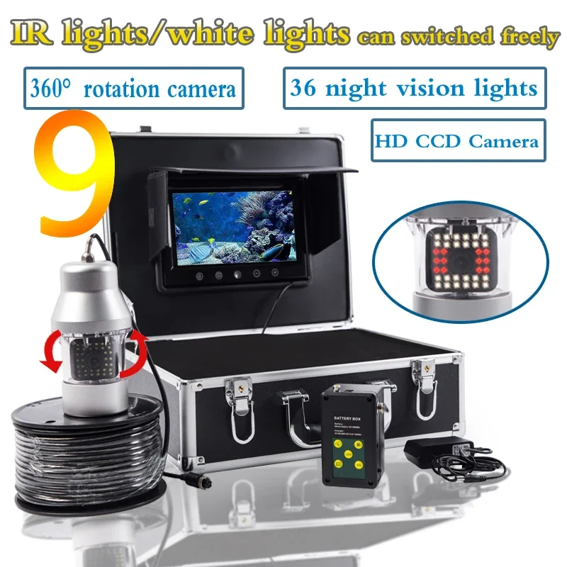 Fish finder F08A Telecamera su - Underwater Fishing Camera recensione e prezzo