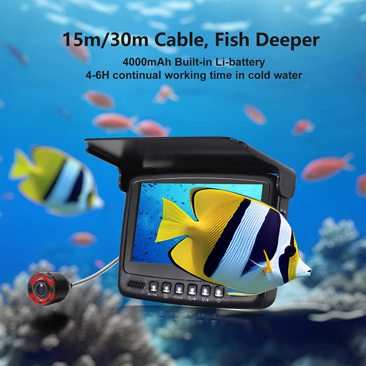 Schermo da 4,3 pollici subacqu - Underwater Fishing Camera recensione e prezzo